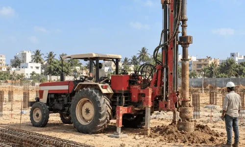 tractor-mounted-piling-rig-elite-apartments